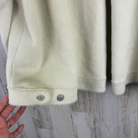 Free People We The Free Cozy Opal Swing Jacket In Frozen Dew Ivory NWOT Sz M - Picture 10 of 12